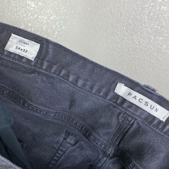 Pacsun Men’s Black Skinny Jeans - Picture 4 of 5